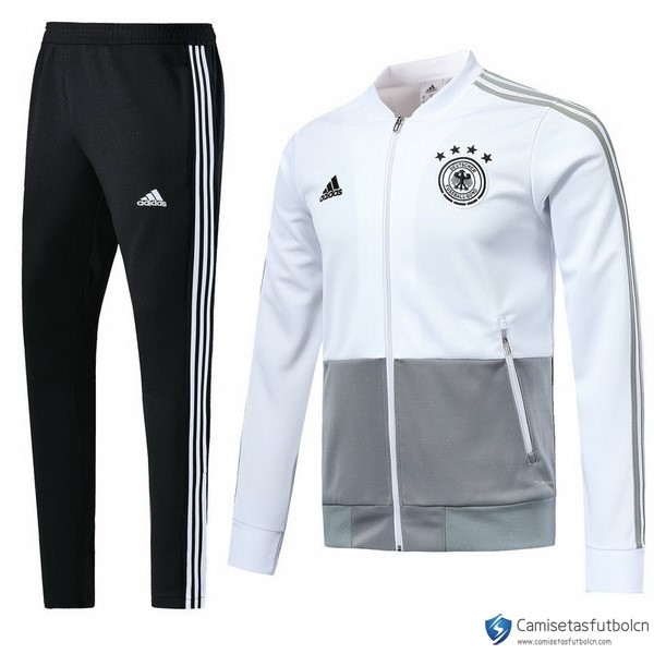 Chandal Alemania 2018 Blanco Gris